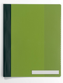 Durable 2510 05 Skoroszyt A4 MAX+ z podłużną kieszenią opisową zielony 1 szt.