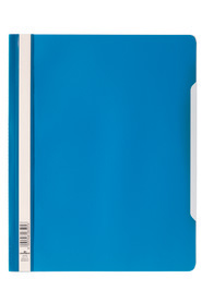 Durable 2570 06 Skoroszyt sztywny A4 krystaliczna przednia strona spód niebieski 100 szt.