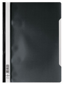 Durable 2573 01 Skoroszyt A4 z przezroczystą okładką popularny z PP czarny 1 szt.