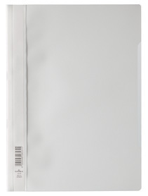 Durable 2573 02 Skoroszyt A4 z przezroczystą okładką popularny z PP biały 1 szt.