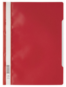 Durable 2573 03 Skoroszyt A4 z przezroczystą okładką popularny z PP czerwony 1 szt.