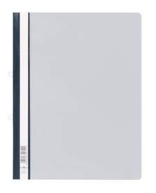 Durable 2580 10 Skoroszyt A4+ Crystal do wpinania w segregator szary