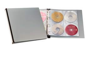 Durable 5277 01 CD/DVD album na 96 płyt czarno/srebrny