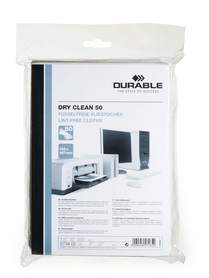 Durable 5734 DRY CLEAN chusteczki czyszczące suche do obudowy op.50 szt.