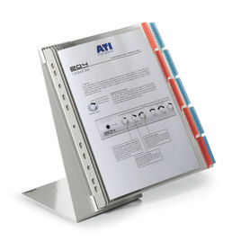 Durable 5693 00 Function Zestaw 10 paneli informacyjnych A4 z podstawą stołową