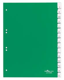 Durable 6222 05 Przekładki PP A4 zielone z wsuwanymi indeksami 15 szt.