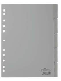 Durable 6440 10 Przekładki PP A4 szare z wymiennymi indeksami 5 szt.