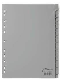 Durable 6443 10 Przekładki PP A4 szare z wymiennymi indeksami 20 szt.