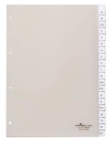Durable 6800 19 Przekładki z tworzywa indeksy z nadrukiem A-Z przezroczyste