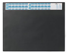 Durable 7204 01 Czarny podkład z kalendarzem na biurko 520 x 650 mm
