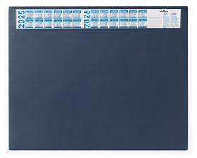Durable 7204 07 Granatowy podkład z kalendarzem na biurko 520 x 650 mm