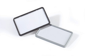 Durable 8129 10 Identyfikatory Clip Card 40 x 75 mm na magnes w ramce 25 szt.
