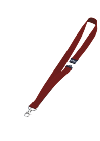 Durable 8137 03 Czerwona smycz do identyfikatorów 20mm 10 szt