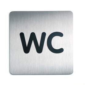 Durable 4957 23 PICTO piktogram samoprzylepny stalowy Oznaczenie WC duży