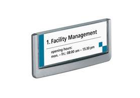 Durable 4860 37 Click Sign tabliczka informacyjna 149 x 52,5 mm grafitowa