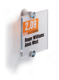 Tabliczka przydrzwiowa akrylowa 105 x 105 mm Durable 4820 CRYSTAL SIGN