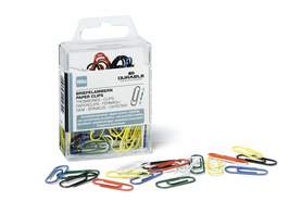 Durable 1253 00 Spinacze 26 mm. Kolorowe powlekane opakowanie 100 szt.