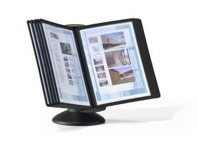 Durable 5587 01 SHERPA Motion Panele informacyjne na biurka 10 szt. czarny