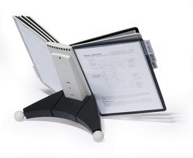 Durable 5632 22 SHERPA DESK UNIT 10 Zestaw paneli informacyjnych szaro-czarnych