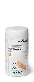 Durable 5759 Chusteczki do czyszczenia tablic suchościeralnych WHITEBOARD BOX