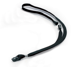 Durable 8119 01 Czarna smycz do identyfikatorów 10mm 10 szt.