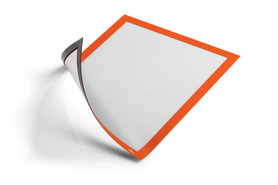 Durable 4869 09 Ramki magnetyczne bez kleju Duraframe Magnetic A4/5 szt. pomarańcz.