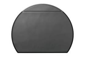 Durable 7290 01 Półokrągły podkład 520 x 650 mm z zakładką Czarny