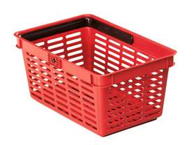 Durable 1801565080 Kosz plastikowy na zakupy SHOPPING BASKET 19 czerwony