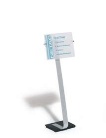 Durable 4819 23 Cristal Sign, Podłogowa Tablica Informacyjna A3