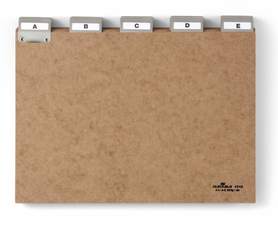 Durable 4245 11 Przekładki A4 5/5 (A-Z) z mocnego preszpanu op.25 szt.