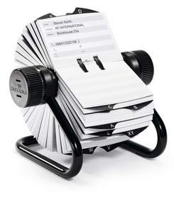 Durable 2482 01 TELINDEX kartoteka teleadresowa obrotowa czarna
