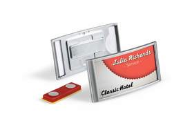 Durable 8542 23 Identyfikator aluminiowy Classic 34 x 74 mm z magnesem 10 szt.