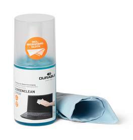 Durable 5823 Płyn do czyszczenia ekranów 200 ml i ściereczka z mikrofibry