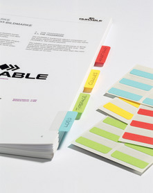 Durable 8405 00 indeksy odklejalne 48 szt. MIX kolor