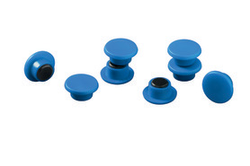 Durable 4701 06 Magnesy o średnicy 15 mm op/ 8 szt. niebieskie
